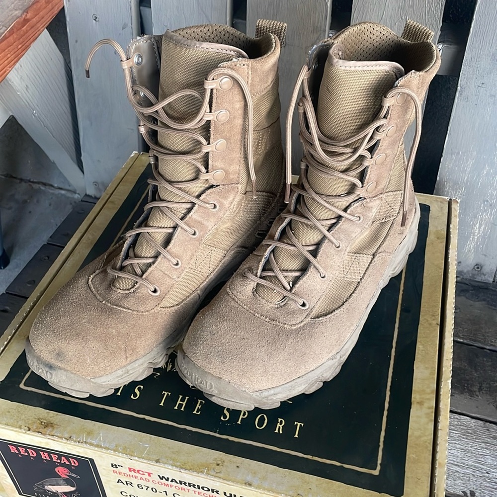 Men’s RCT Warrior Ultra Redhead Boots.  Size 9.5